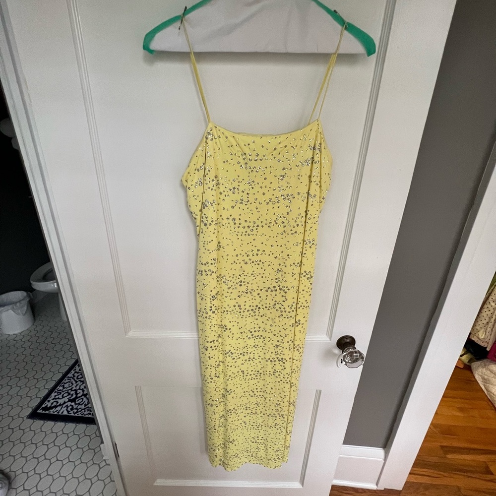 Tibi yellow dress